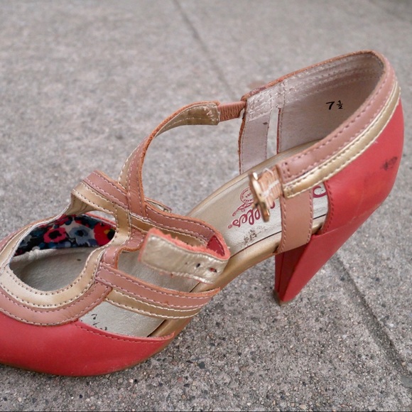 Seychelles pink & gold heels - Picture 5 of 12